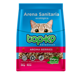 Arena Ecológica Top K9 2kg Berries